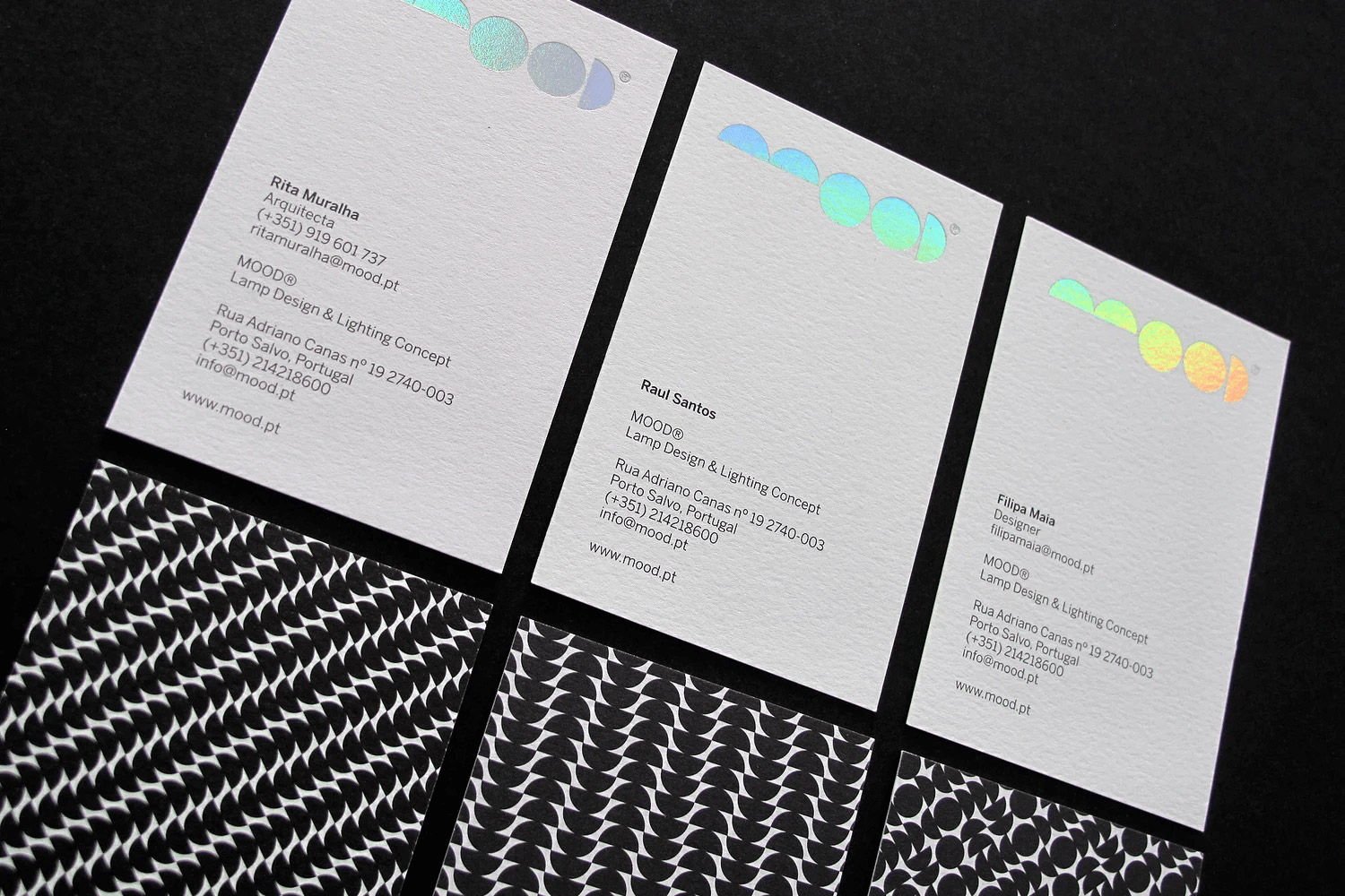 Cartões de visita Mood